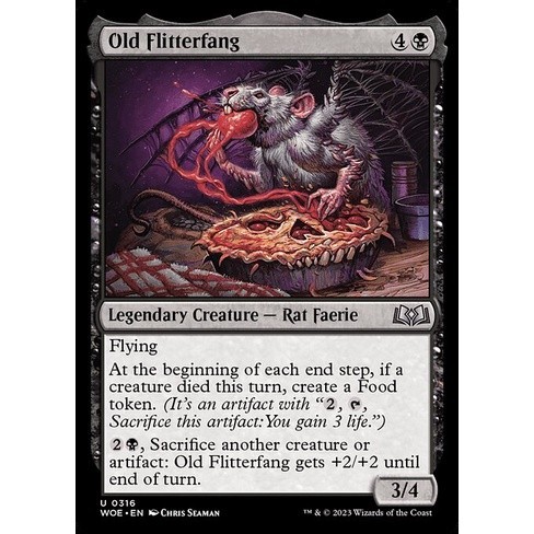 [Wilds of Eldraine] - [WOE] - [Old Flitterfang] - (U) - [2023]