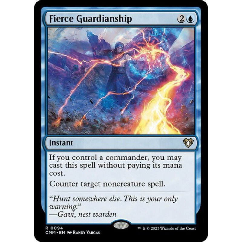 [ Commander Masters] - [CMM] - [Fierce Guardianship] - (R) - [2023]