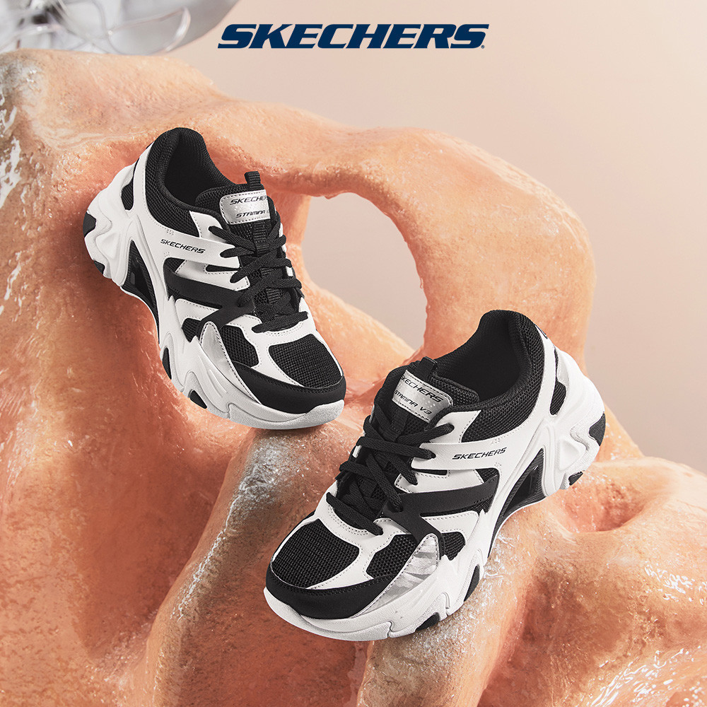 Skechers สเก็ตเชอร์ส รองเท้า ผู้หญิง Sport Stamina V3 Shoes - 896071-BKW