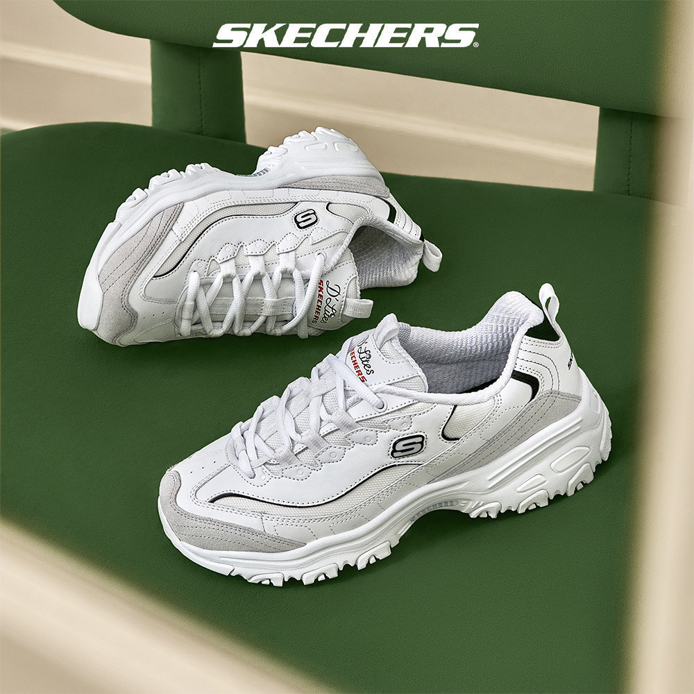 Skechers สเก็ตเชอร์ส รองเท้า ผู้หญิง Sport D'Lites 1.0 Shoes - 150231-WBK