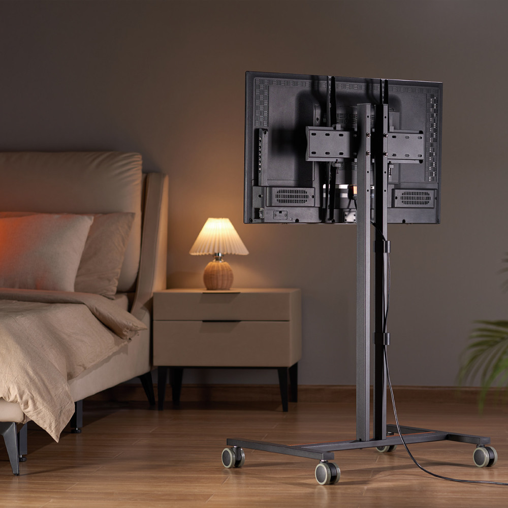 ขาตั้งทีวี MANHATTAN 462068 รองรับขนาดจอ 34-55 นิ้ว มีล้อเลื่อน_8