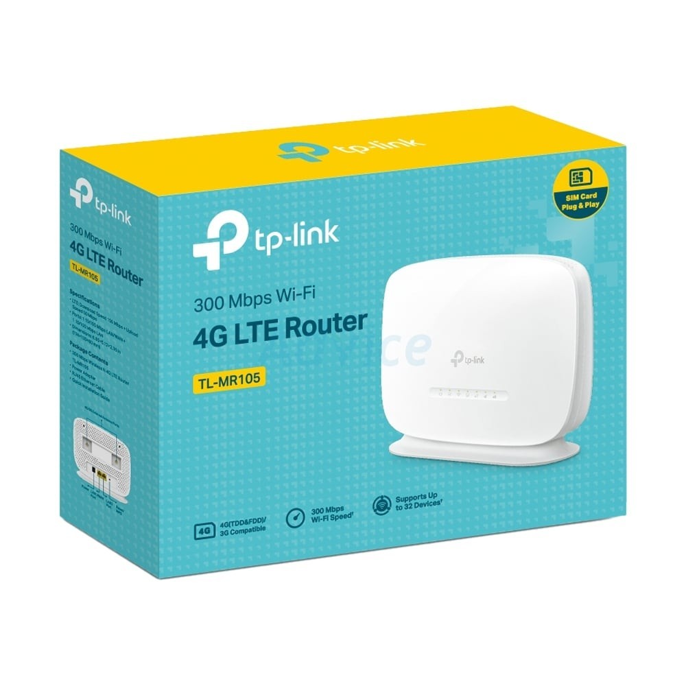 TP-LINK 4G Router  (TL-MR105) Wireless N300 - A0159449