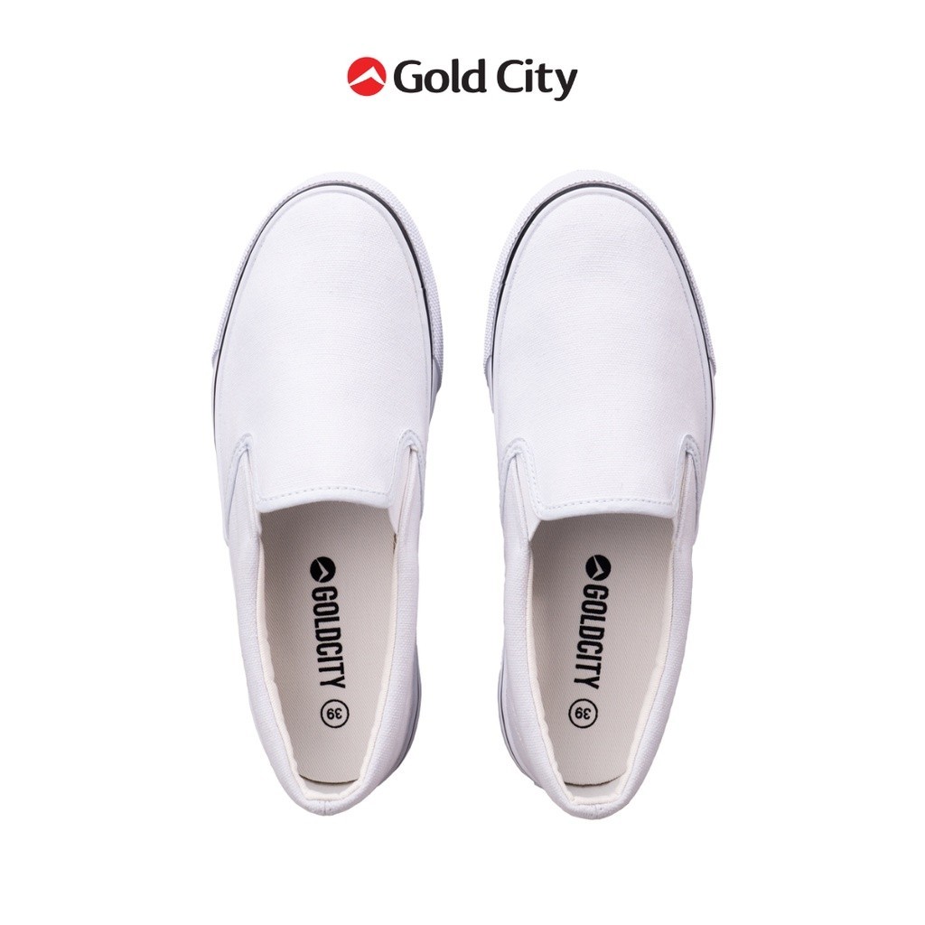 รองเท้าสลิปออน แบบสวม  พื้นยางพารา ขอบนุ่ม SIZE 36-45 ส่งตรงจากโรงงานแท้100% GOLDCITY รุ่น SC025