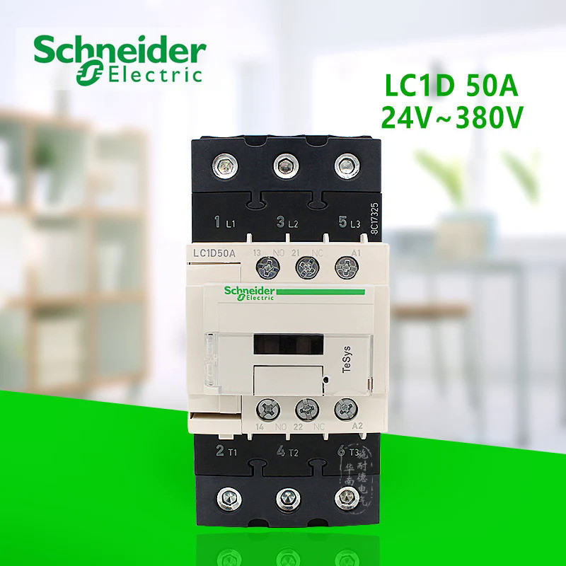 3P 50A Ac คอนแทคเปิดและปิด24 V 36V 48V 110V 220V 380V LC1D50AB7C/Cc7c/F7c/E7c//Q7c รับประกันของแท้