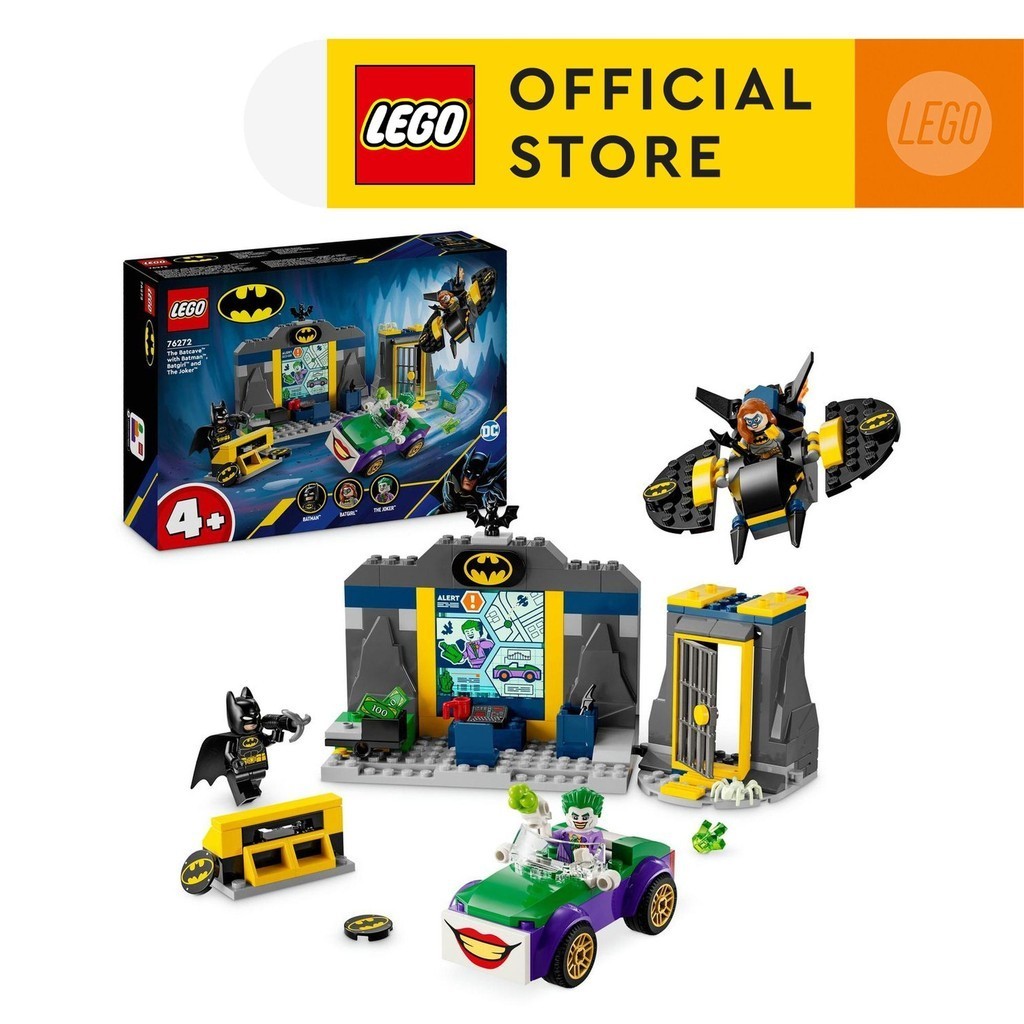 LEGO Super Heroes DC 76272 The Batcave with Batman, Batgirl and The Joker (184 Pieces)