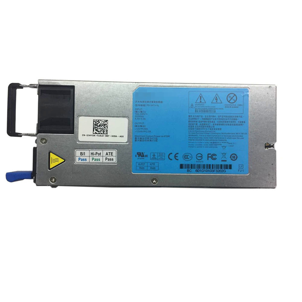 แหล่งจ่ายไฟเซิร์ฟเวอร์สำหรับ DELL LITEON สำหรับ Quanta LB9 LB8 PS-2471-1L 470W ทดสอบก่อนจัดส่ง Hot