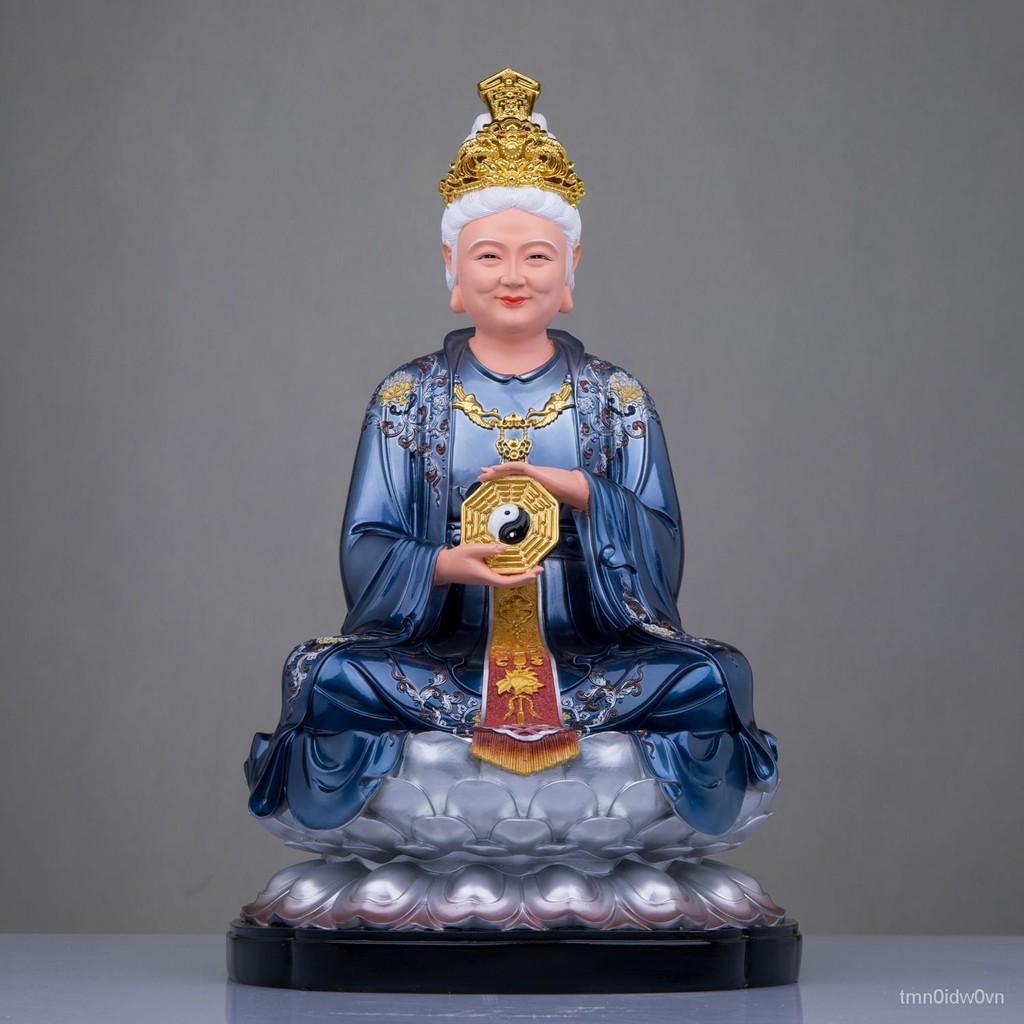 รูปปั้นของแม่เฒ่า Wusheng แม่เงียบ Wuji Lishan Empress Lishan พระแม่มารีย์ประดับงานฝีมือที่บ้าน L0KZ