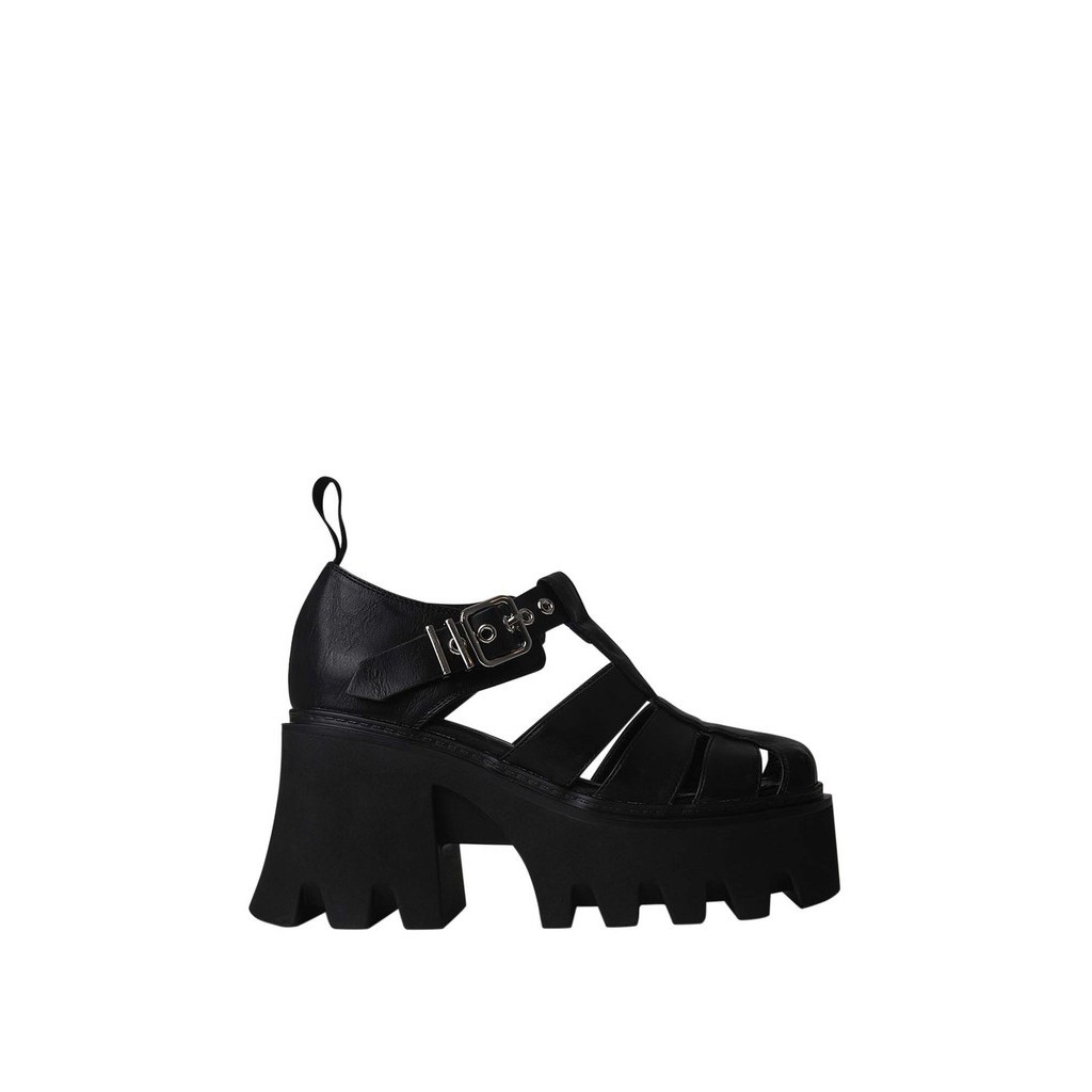 Villains SF YANELI Platform Booties รองเท้าบูทแพลตฟอร์มผู้หญิง ส้นสูง 3.1"