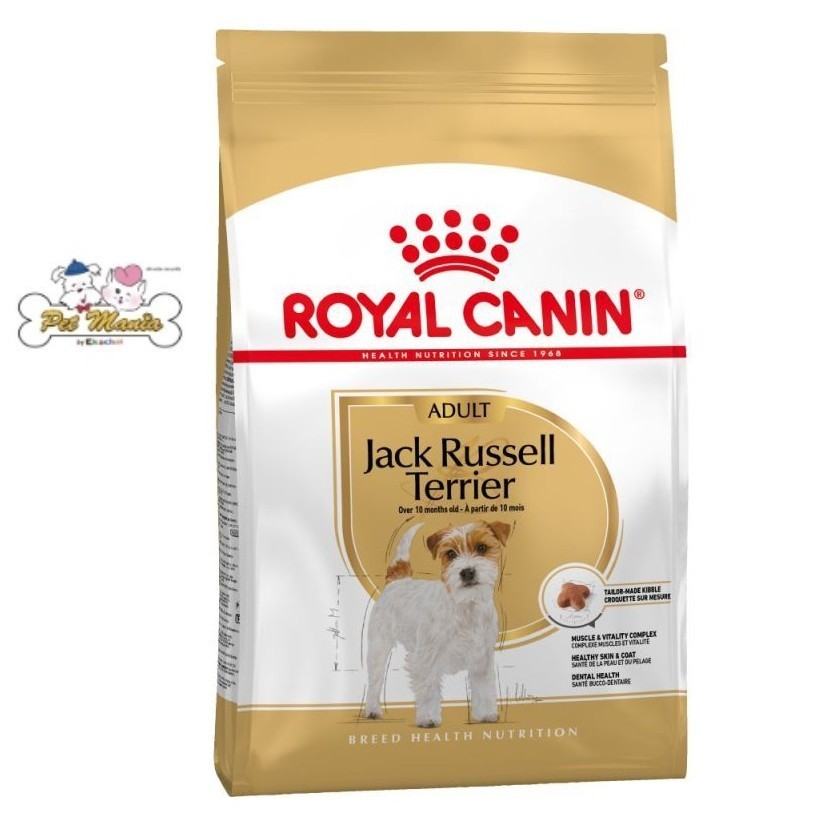 Royal Canin Jack Russell Terrier Adult อาหารสุนัขแบบเม็ด สำหรับสุนัขพันธุ์แจ็ค รัสเซล 3kg