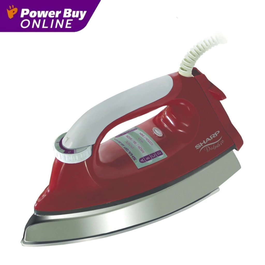 SHARP เตารีดแห้ง (1000 วัตต์, คละสี) รุ่น AM-565T