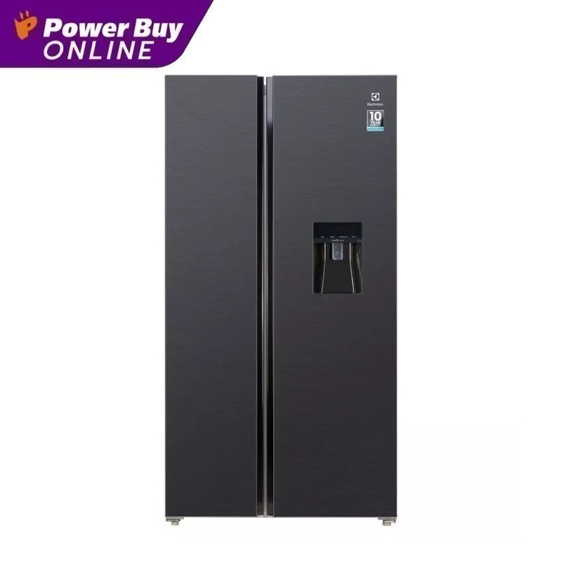 ELECTROLUX UltimateTaste 700 ตู้เย็นไซด์ บาย ไซด์ 20.1 คิว Inverter (สีดำด้าน) รุ่น ESE6141A-B