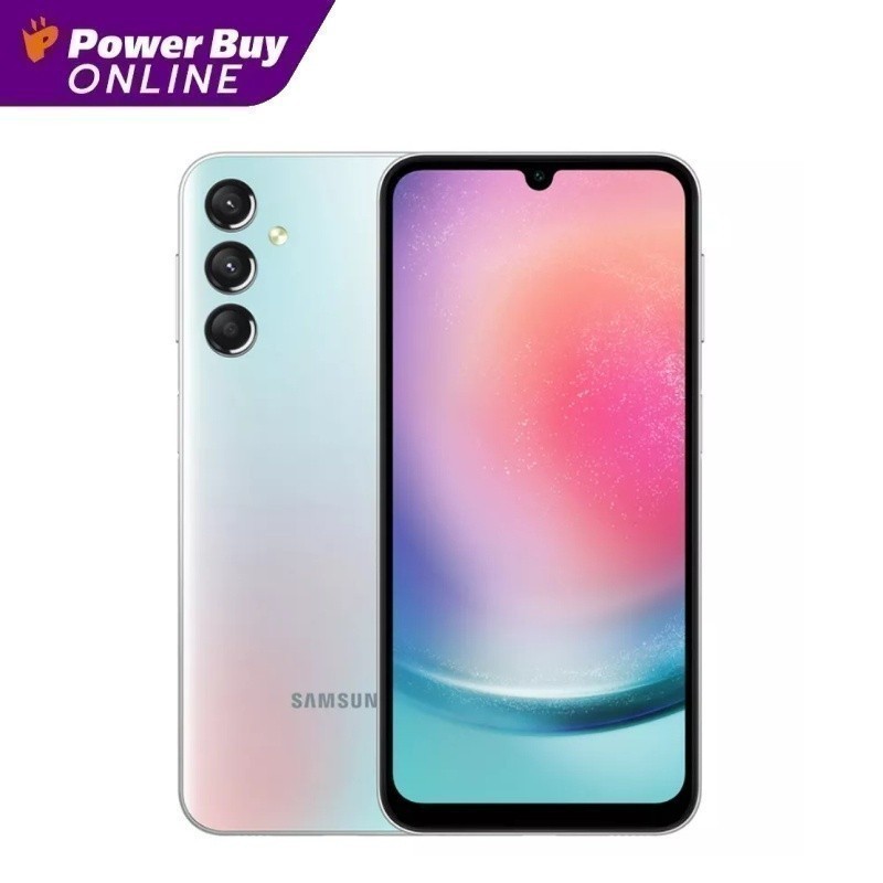 SAMSUNG Galaxy A24 LTE (RAM 6GB, 128GB, Silver)
