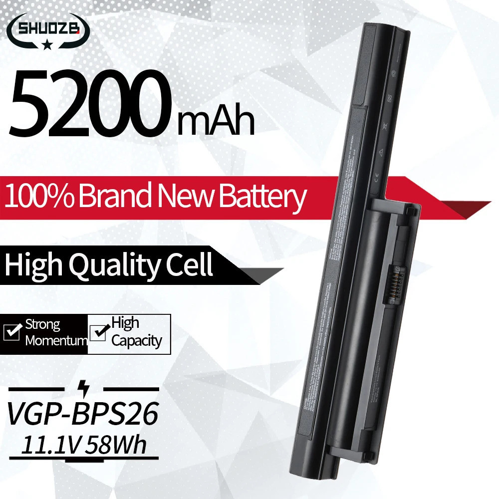 VGP-BPL26 VGP-BPS26 Battery For Sony Vaio bps26 VGP-BPS26A VPC-CA15FG VPC-CA16EC VPC-CA VPC-CB VPC-EG VPC-EH SVE14A SVE1