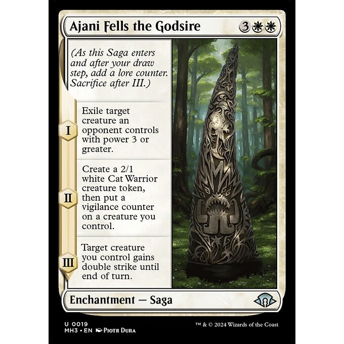 [Modern Horizons 3] - [MH3] - (U) -[Ajani Fells the Godsire] -  [2024]