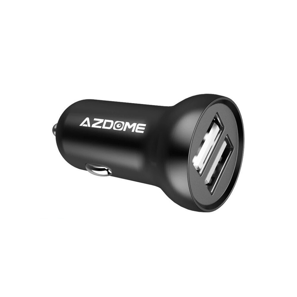 AZDOME หัวชาร์จ USB 2 ช่องสำหรับรถยนต์ 5V 2.4A สำหรับกล้องติดรถยนต์ (ไม่มีแพคเกจ)