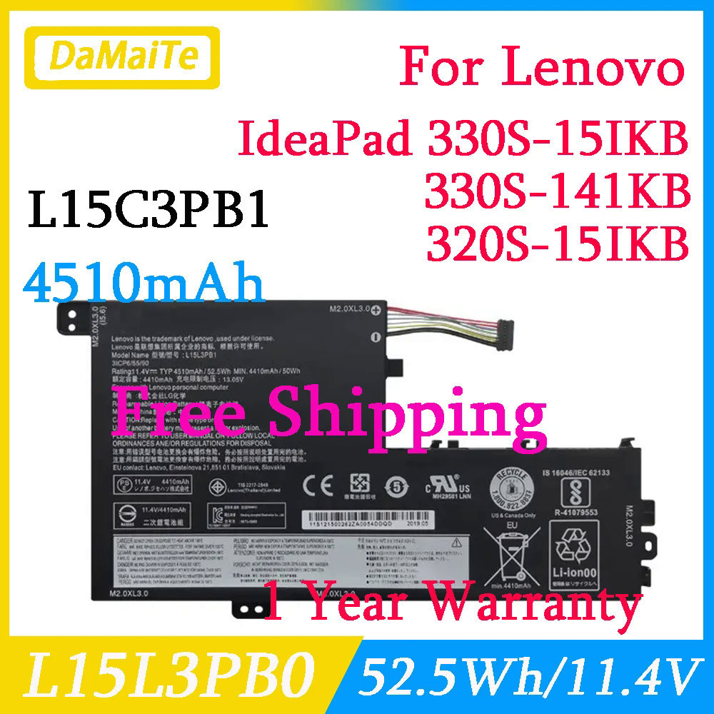 ใหม่ L15L3PB0สำหรับ Lenovo I Deap Ad 330S-15IKB 330S-14IKB 320S-15ISK L15M3PB0โยคะ520-14IKB แล็ปท็อป