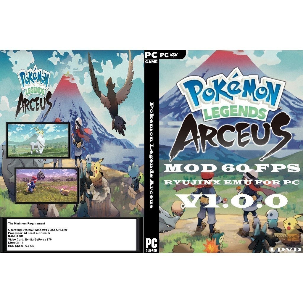 แผ่น Game PC Pokemon Legends Arceus (1DVD)