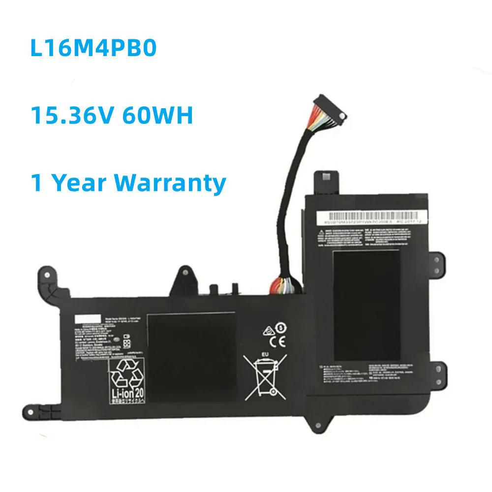 Lenovo L16M4PB0 V 60w Series 80Y40003CD 5B10M33724 L16S4TB0 5B10M33723 laptop battery