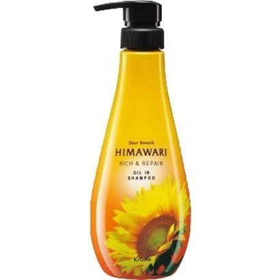 KRACIE DEAR BEAUTE HIMAWARI Oil In shampoo Rich & Repair Pump [Bottle 500ml] Direct from Japan