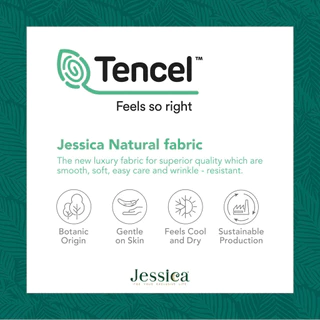 [NEW] Jessica Tencel TP011 เจสสิก้า สีพื้น ชุดเครื่องนอน ผ้าปูที่นอน ผ้าห่มนวม ให้สัมผัสที่นุ่มลื่นดุจแพรไหม