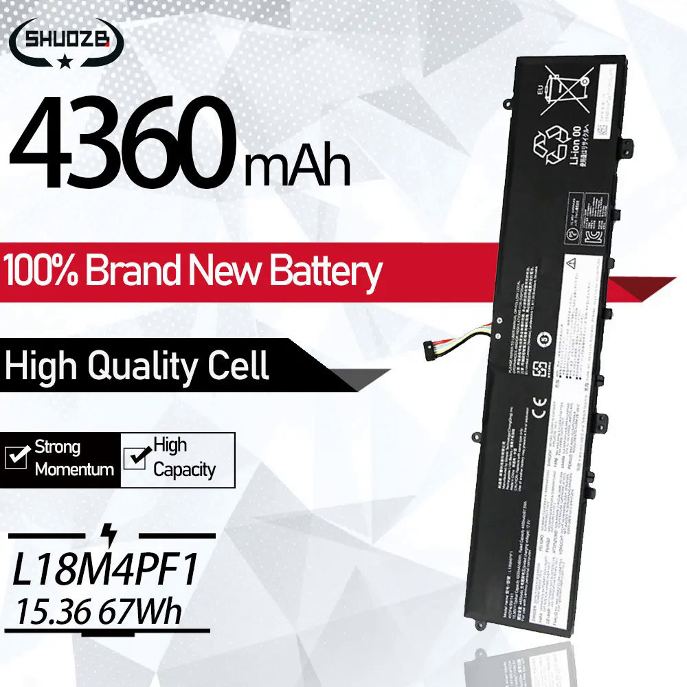 New L18M4PF1 L18D4PF1 Laptop Battery For Lenovo Yoga C940-15 C940-15IRH 81TE IdeaPad S740-15IRH 5B10