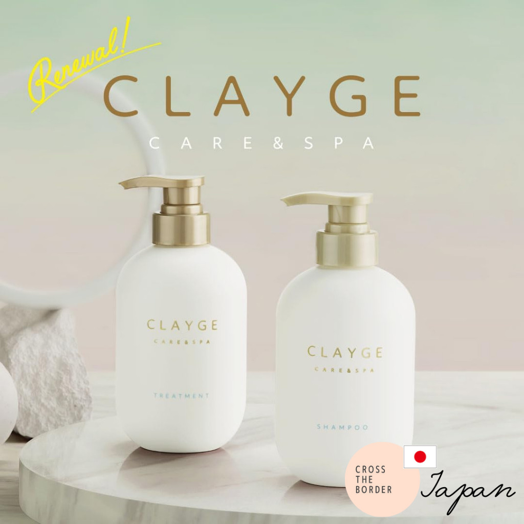 เคลย์เก CLAYGE แชมพู 500ml ทรีตเมนต์ คอนดิชันเนอร์ 500g เฮดสปา โคลนมาสก์ สำหรับหนังศีรษะแบบธรรมดา แห้ง และมัน รีฟิล 400ml【ตรงจากญี่ปุ่น】