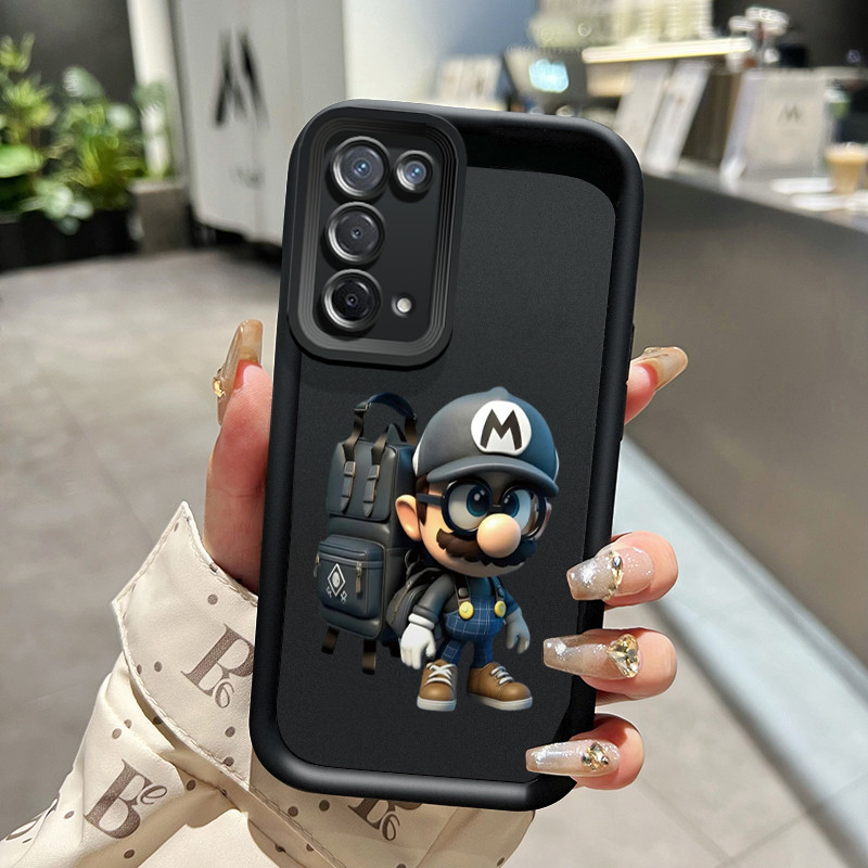 เคสสำหรับ OPPO A74 A95 F19 F19s เคสซิลิโคนนิ่มกันตกรวมทุกอย่างลายมา