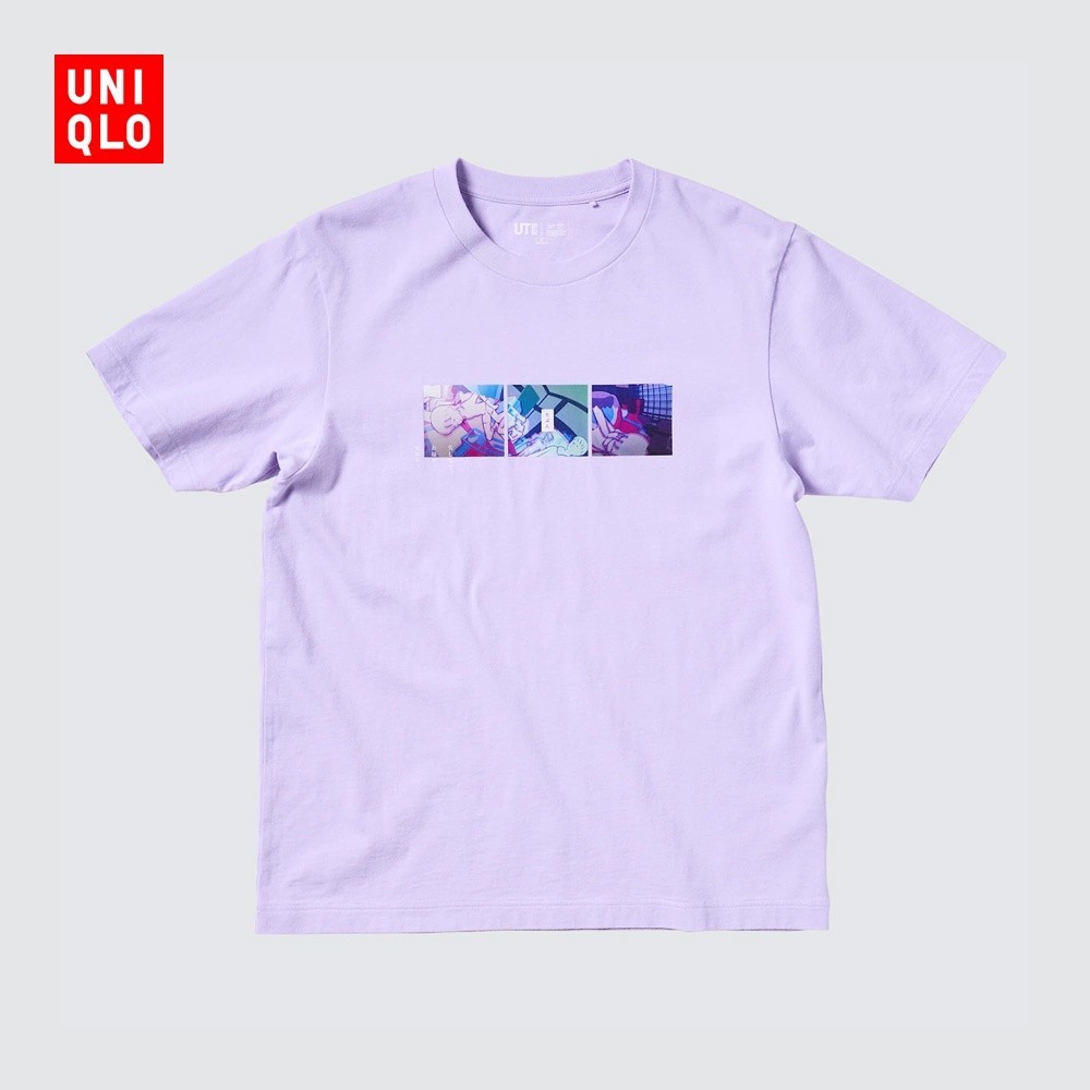 【COD】2023 NEWUniqio Men'sWomen's YOASOBI Print T-shirt (short Sleeves) 442587