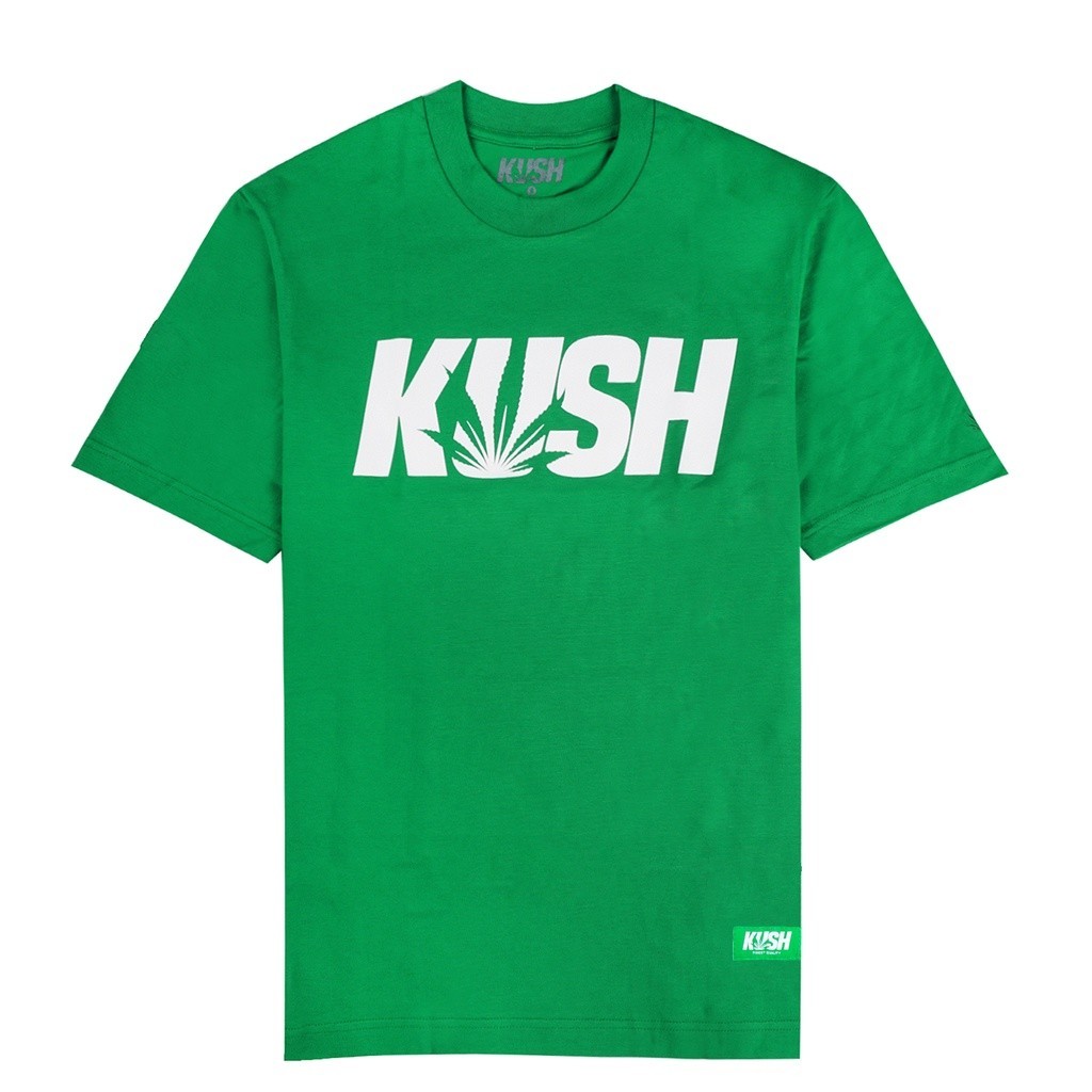 【COD】Kush Og Logo White Peppermint Green Classic T-shirt