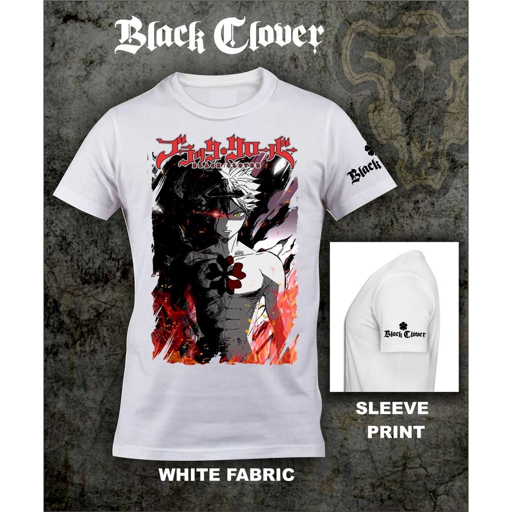 【COD】COD black clover, asta, asta burning, anime shirt