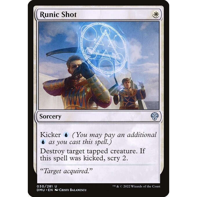 [Dominaria United] - [DMU] - (U) -[Runic Shot] -  [2022]