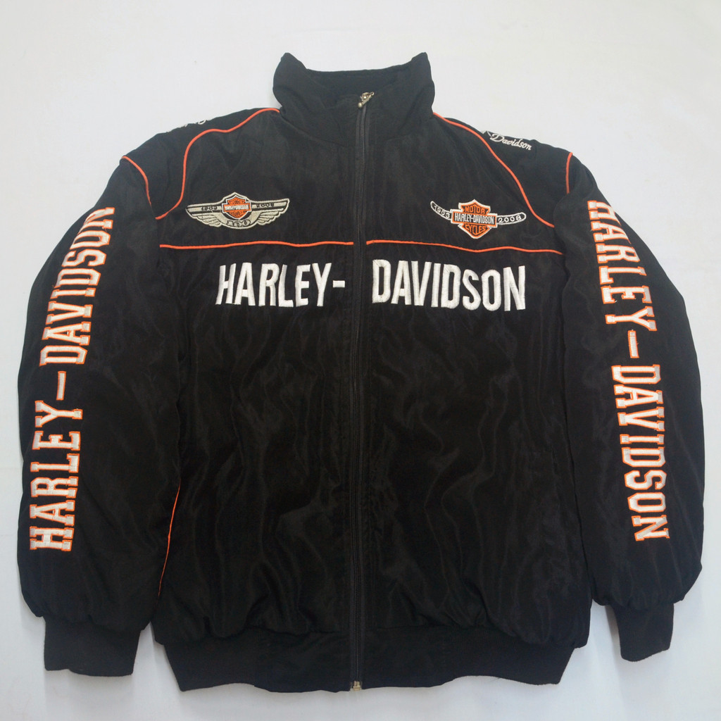 F1 racing Harley jacket motorcycle suit wind casual cotton coat car overalls full embroidered F1 rac