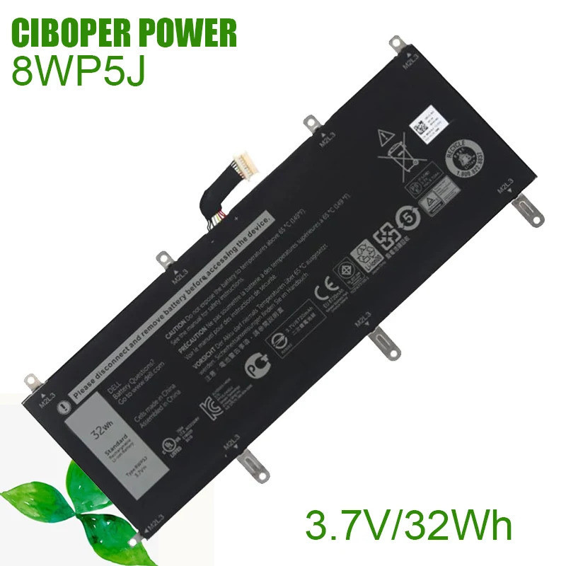 CIBOPER POWER Original แล็ปท็อปแบตเตอรี่  8WP5J  3.7V/32Wh สำหรับ Venue 10 Pro 5000 5050 5055 Series