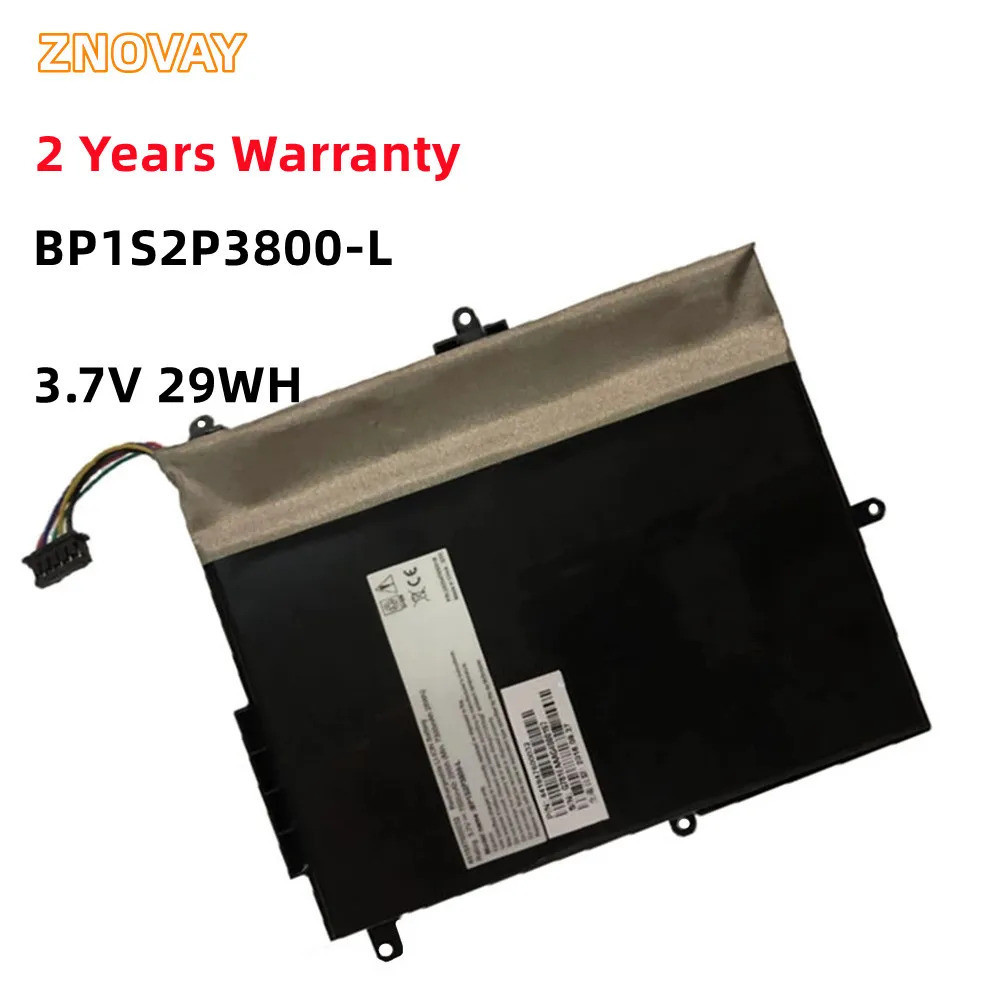 ZNOVAY 3.7V 7600MAh BP1S2P3800-L BP1S2P3800-Y แบตเตอรี่แล็ปท็อปสำหรับ Getac Z710คอมพิวเตอร์โน้ตบุ๊ค4