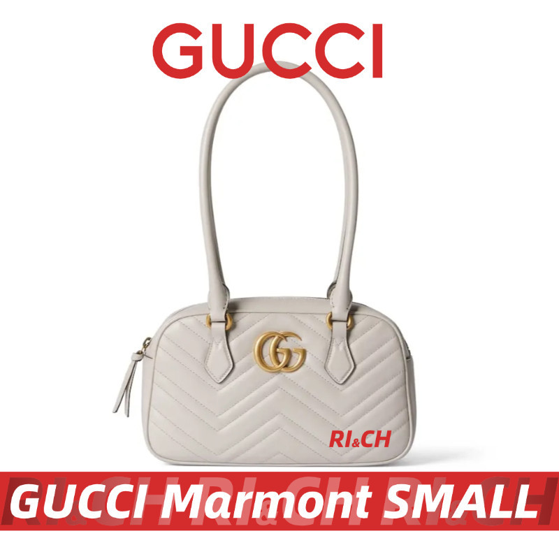 GUCCI GG MARMONT SMALL TOP HANDLE BAG#Rich ราคาถูกที่สุดใน Shopee แท้💯