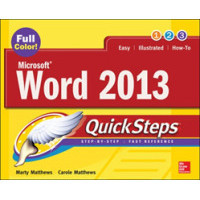 Microsoft Word 2013 Quicksteps (Quicksteps) [Paperback]