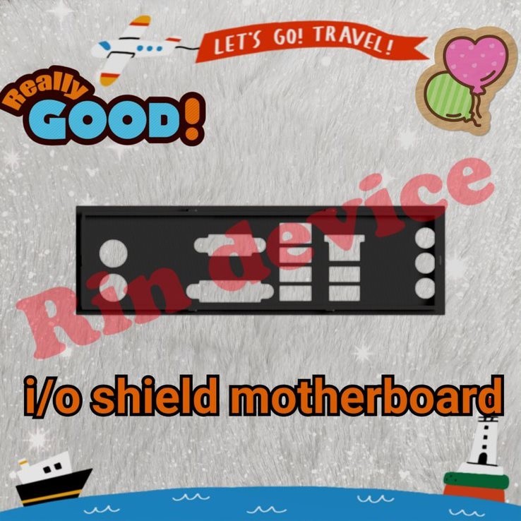 i/o shield mainboard asus P7H55-M LX   #ฝาหลังเมนบอร์ด