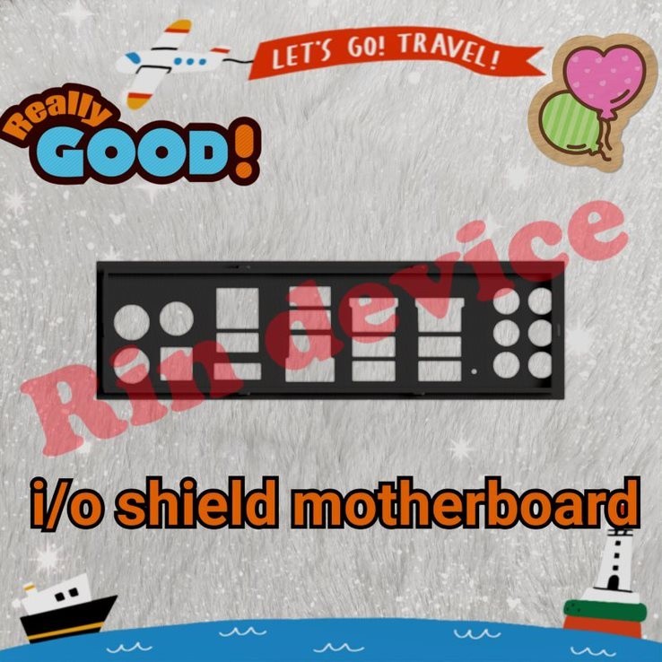 i/o shield mainboard ASUS P8P67 EVO   #ฝาหลังเมนบอร์ด