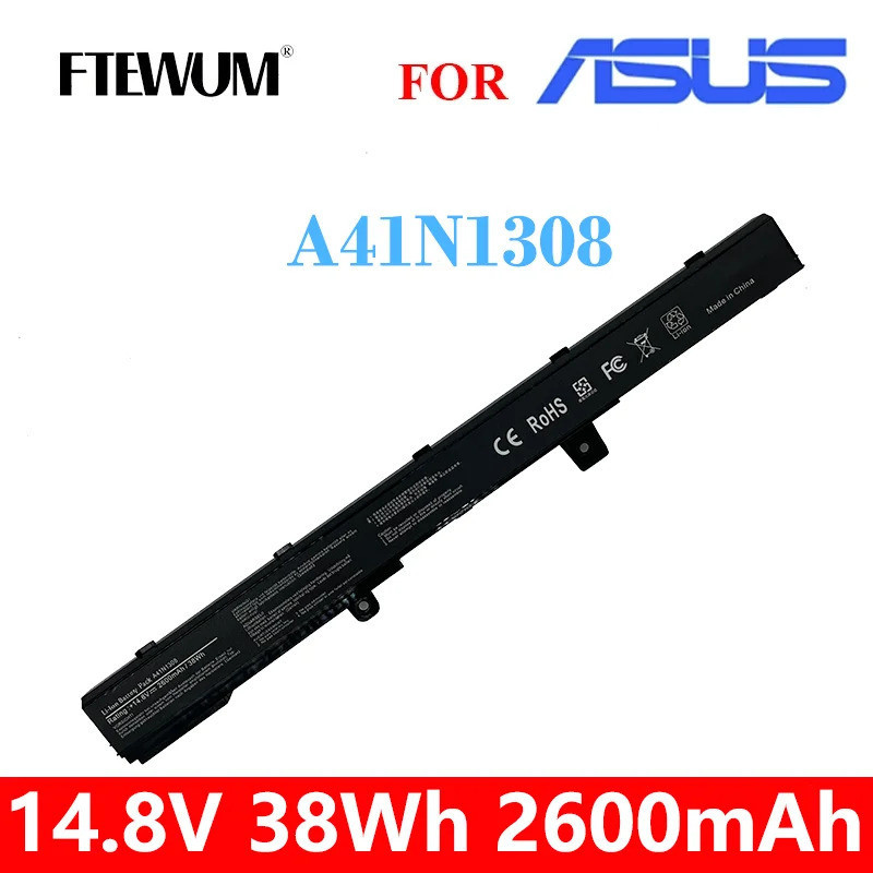 38Wh 14.8V 2600MAh แบตเตอรี่แล็ปท็อป3เซลล์สำหรับ ASUS X451 X551 X451C X451CA 0B110-00250100 X551M X5