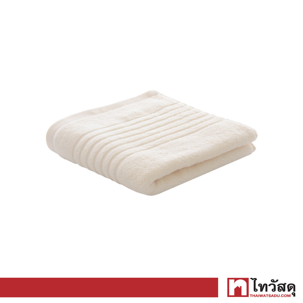 KASSA HOME ผ้าขนหนูเช็ดหน้า Cotton รุ่น RC6432-LF-WH ขนาด 41 x 81 ซม. สีขาว