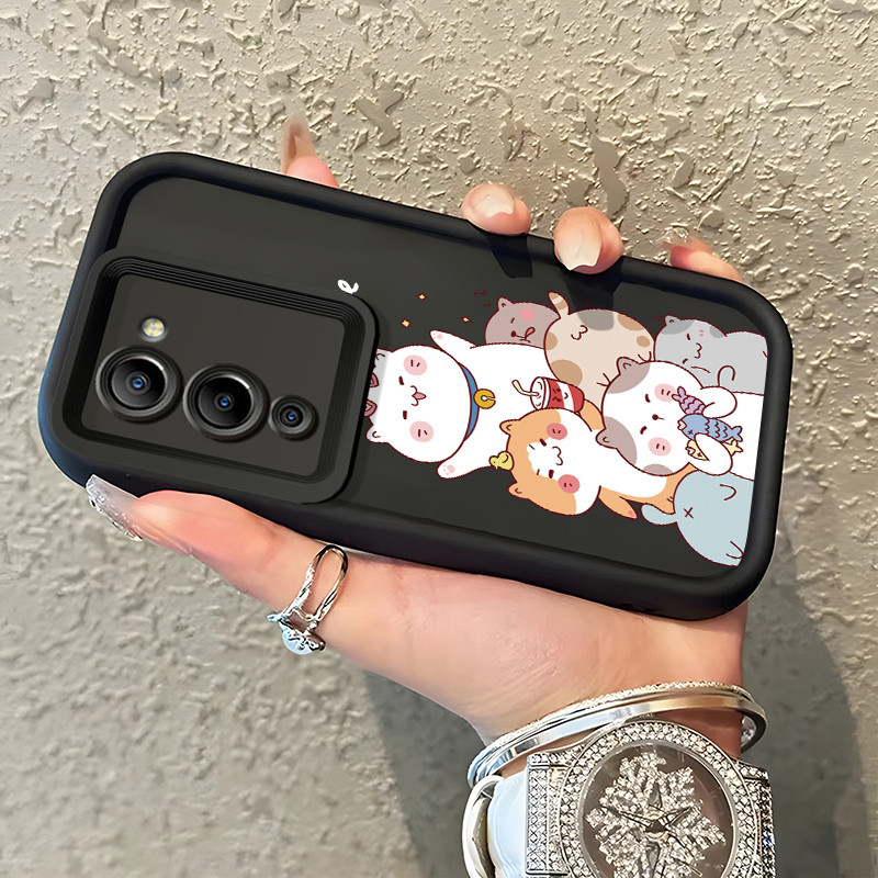 เคสสำหรับ Infinix Note 12 G96 เคสป้องกันการตกครอบลูกแมวนางฟ้าน่ารัก