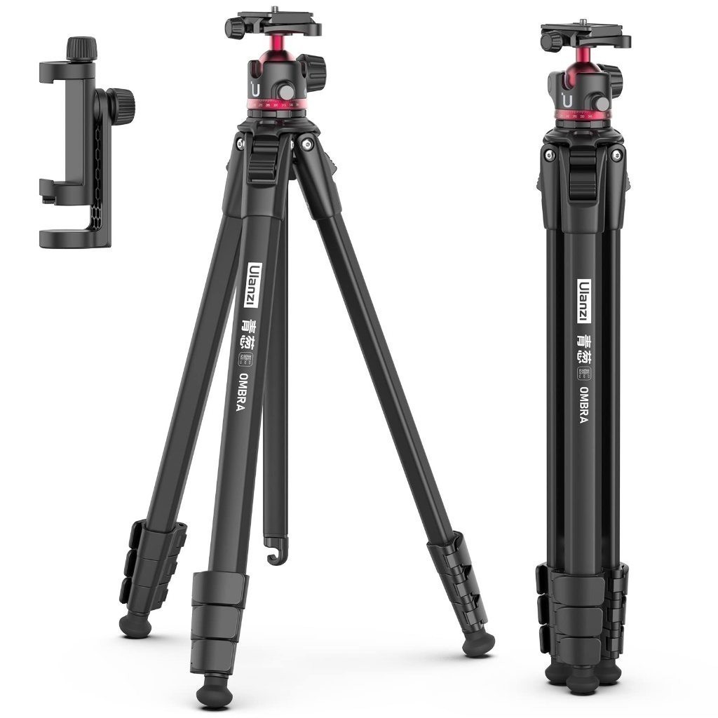 Ulanzi Ombra Travel Tripod ขาตั้งกล้อง DSLR ระบบปลดเร็ว Arca Swiss พร้อมหัวจับมือถือ ถ่ายภาพ วิดีโอ