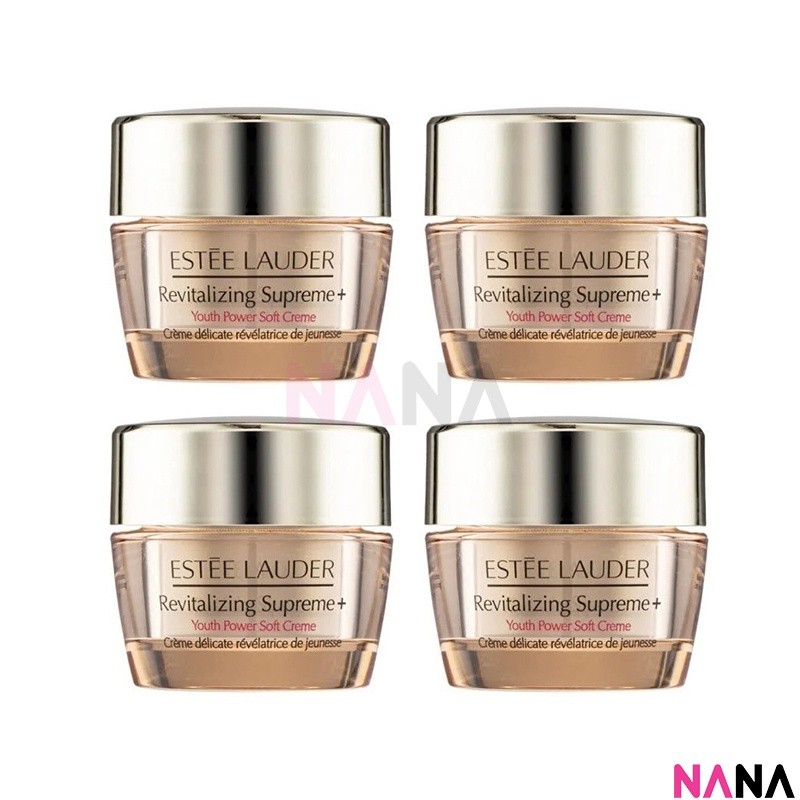 ESTEE LAUDER Revitalizing Supreme+ Youth Power Soft Creme 15ml x4 มอยส์เจอไรเซอร์เนื้อบางเบา ที่ช่วยเสริมประสิทธิภาพของคอลลาเจน 15 มล. x 4 กระปุก