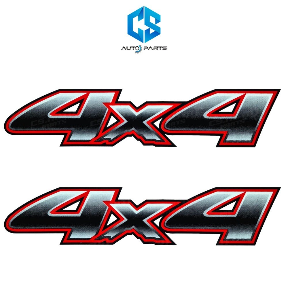 สติ๊กเกอร์ 4X4 - MITSUBISHI TRITON ปี05-14 (ติดข้างท้ายกระบะ)