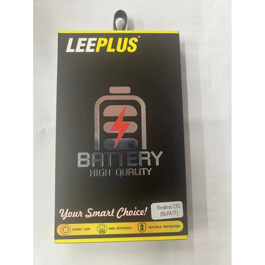 แบตเตอรี่ LEEPLUS รุ่น Realme C53 BLPA17  มีมอก. รับประกัน 1 ปี