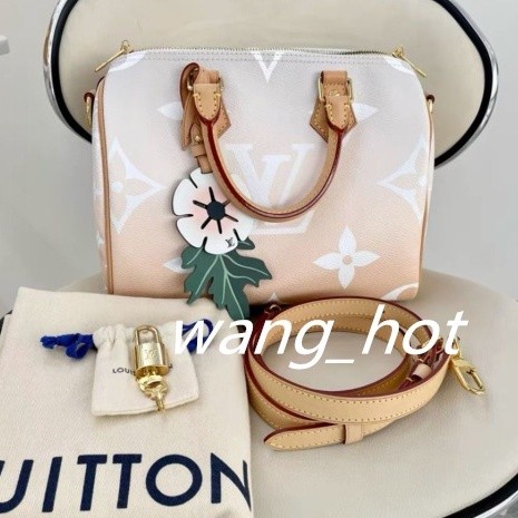 มือสอง LV Summer Gradient Color Speedy25 Pillow Bag/Crossbody Bag/Handbag M45722 ในสต็อก