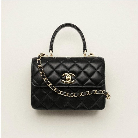 Pre order ราคา13400/14800 Chanel 24C Trendy CC Shoulder Bag กระเป๋าสะพายข้าง หนังแท้ Size14.5*19.5*8