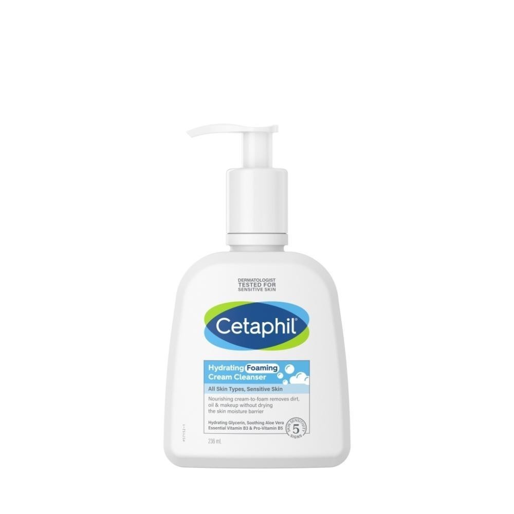 Cetaphilเซตาฟิล ไฮเดรติ้ง โฟมมิ่ง ครีม คลีนเซอร์ คลีนเซอร์เนื้อครีม