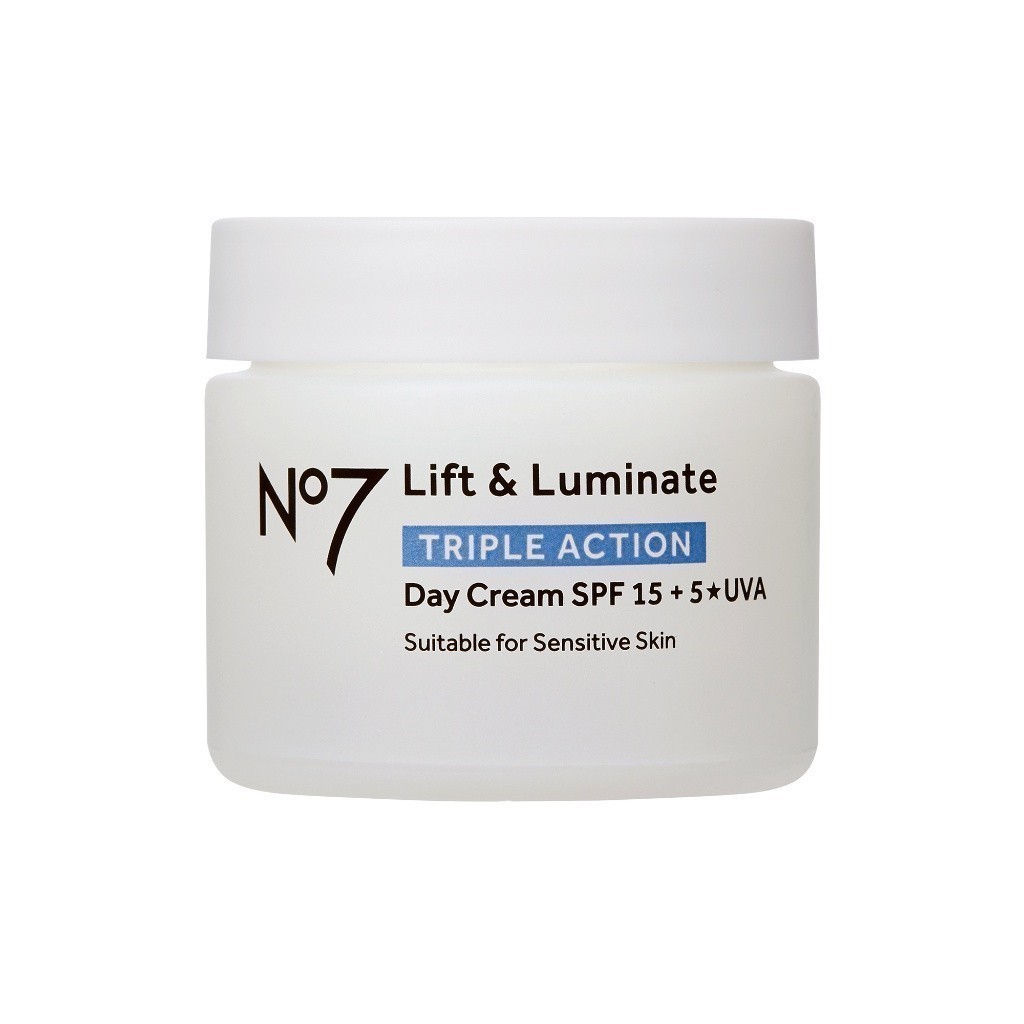 No7 Lift & Luminate Triple Action Day Cream SPF15 50 ML นัมเบอร์เซเว่น ลิฟท์ แอนด์ ลูมิเนท ทริปเปิ้ล