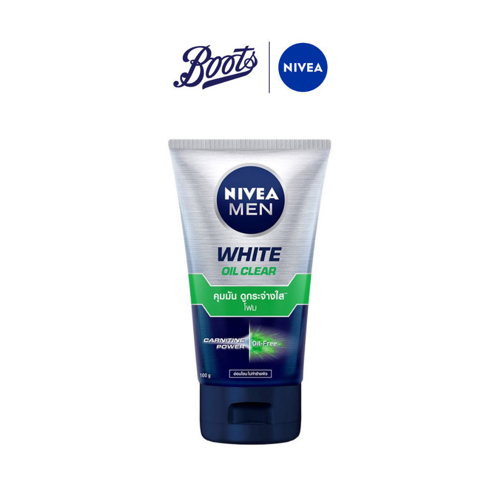 Nivea นีเวียเมน ไบร์ทออยส์เคลียร์ เฟซโฟม 00 ก.